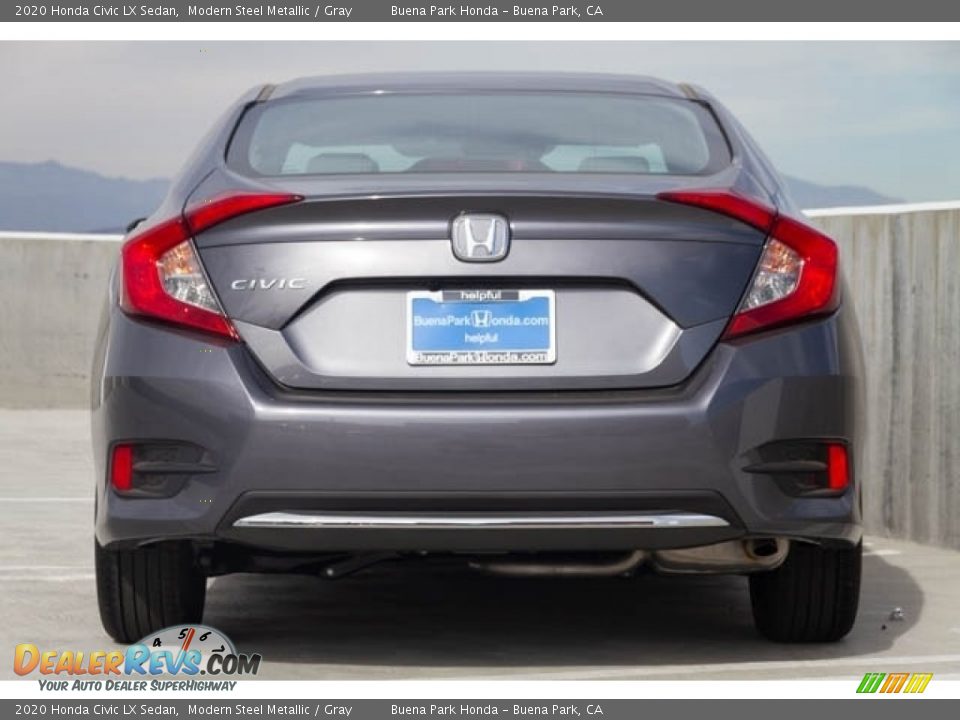 2020 Honda Civic LX Sedan Modern Steel Metallic / Gray Photo #6