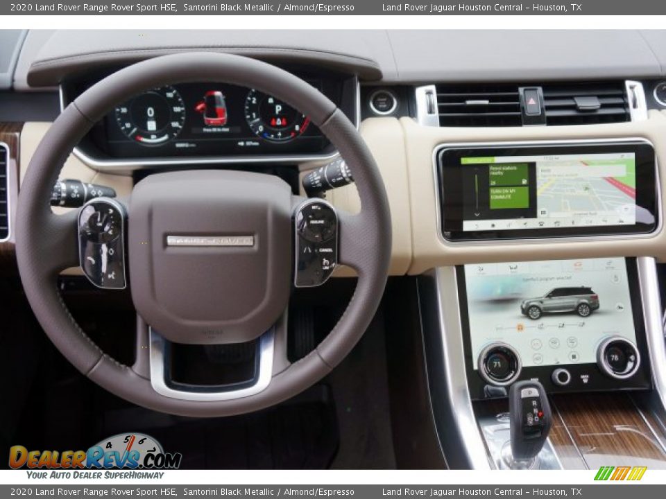 2020 Land Rover Range Rover Sport HSE Santorini Black Metallic / Almond/Espresso Photo #28