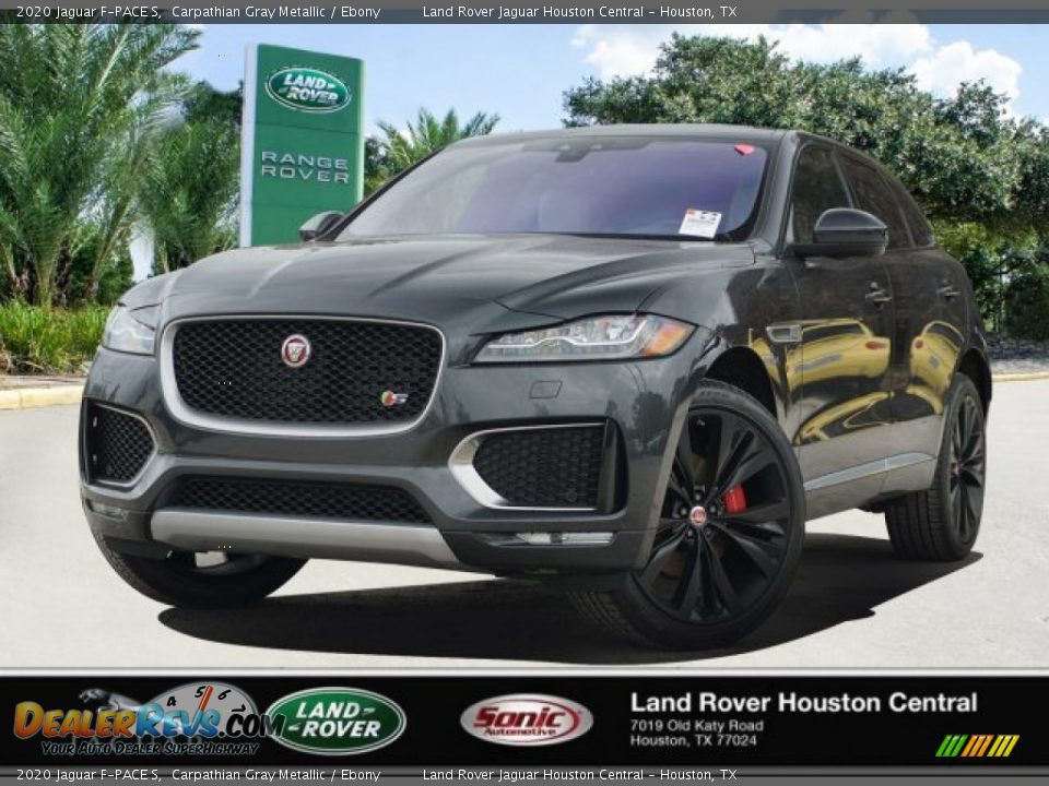 2020 Jaguar F-PACE S Carpathian Gray Metallic / Ebony Photo #1