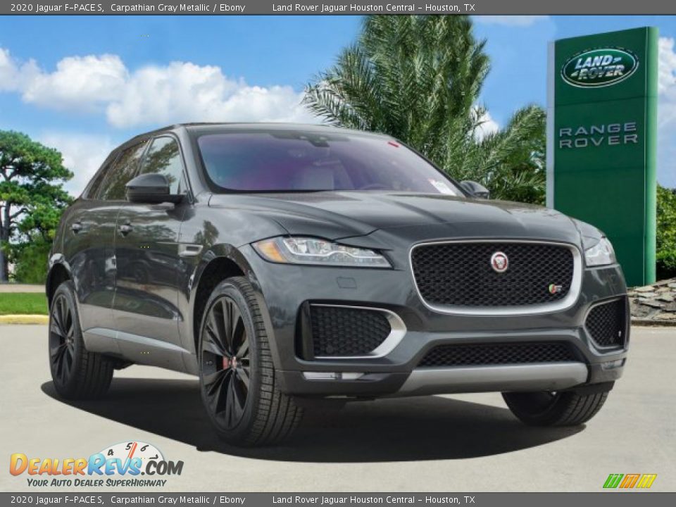 2020 Jaguar F-PACE S Carpathian Gray Metallic / Ebony Photo #2