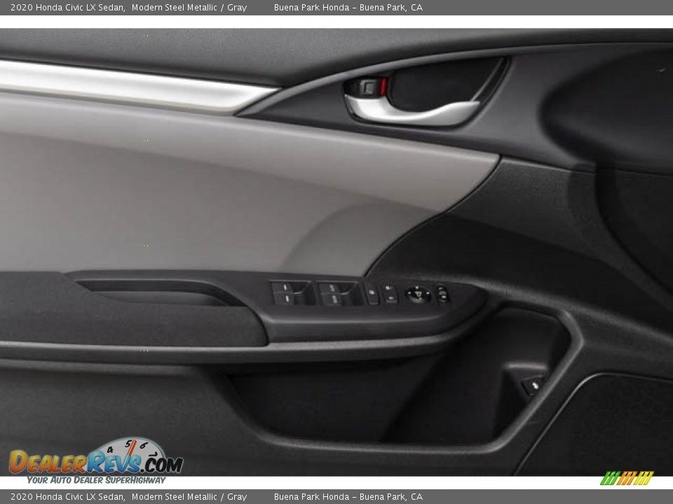 2020 Honda Civic LX Sedan Modern Steel Metallic / Gray Photo #32
