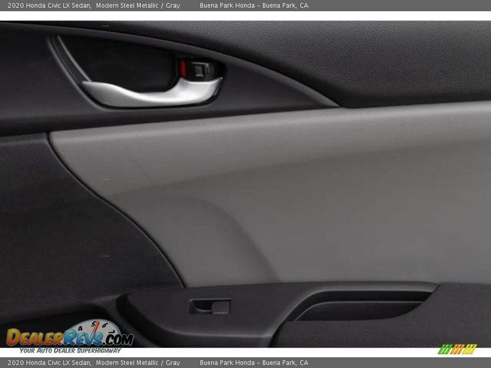 2020 Honda Civic LX Sedan Modern Steel Metallic / Gray Photo #35