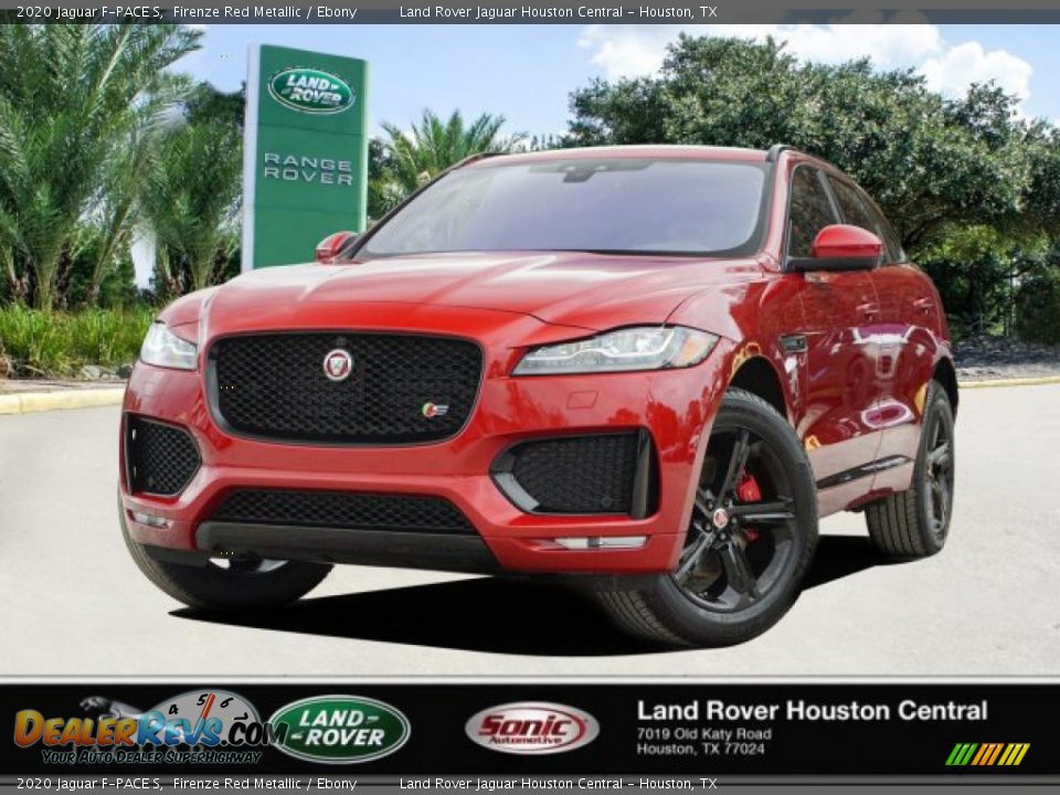 2020 Jaguar F-PACE S Firenze Red Metallic / Ebony Photo #1