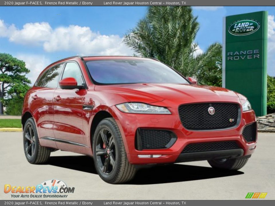 2020 Jaguar F-PACE S Firenze Red Metallic / Ebony Photo #2