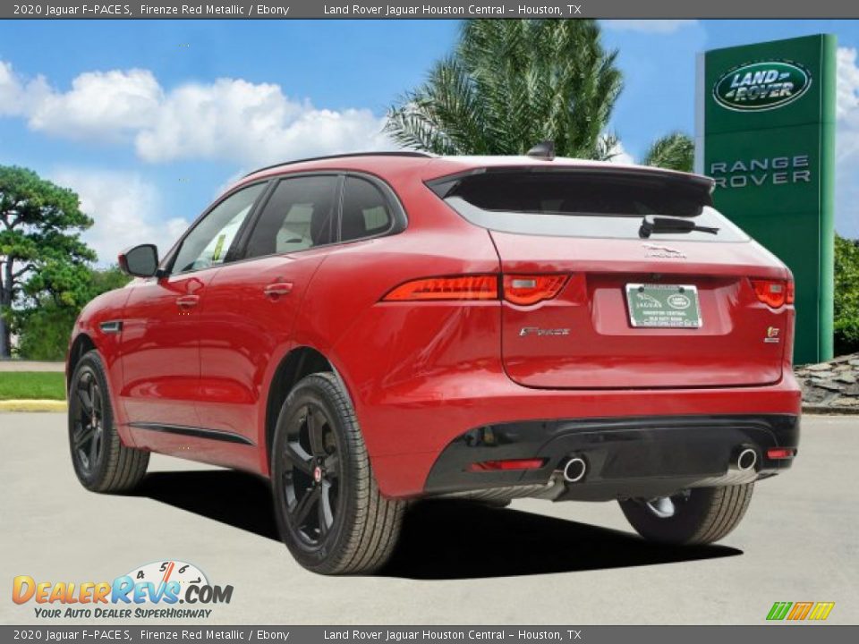 2020 Jaguar F-PACE S Firenze Red Metallic / Ebony Photo #4