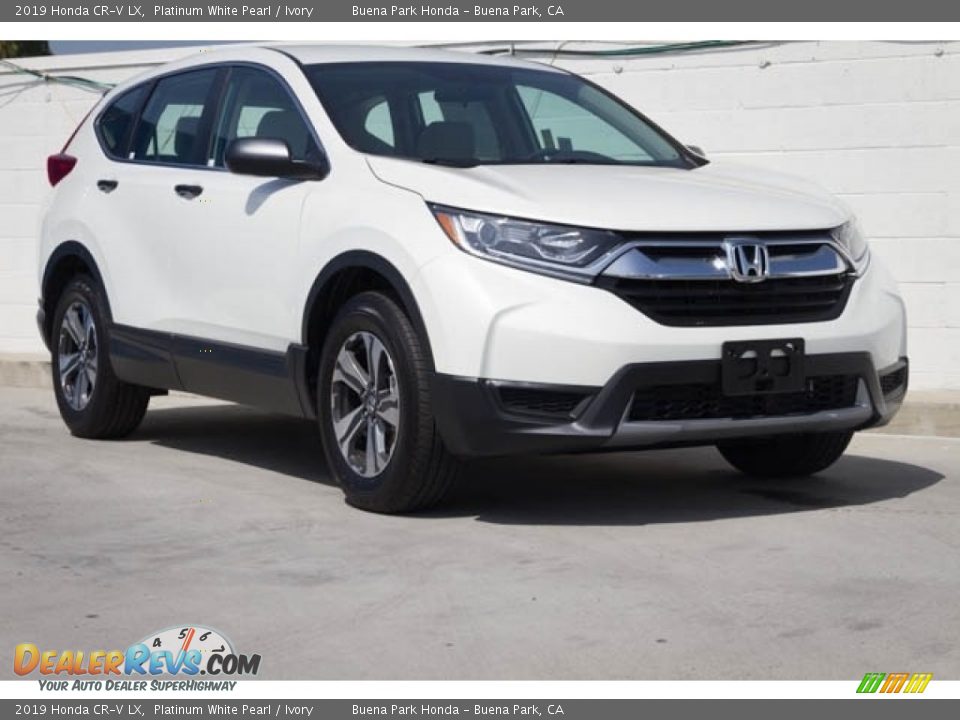 2019 Honda CR-V LX Platinum White Pearl / Ivory Photo #1