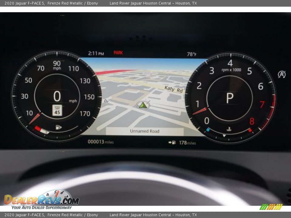 2020 Jaguar F-PACE S Gauges Photo #13