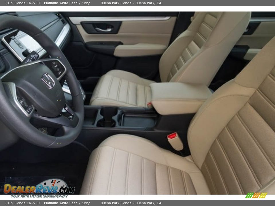 2019 Honda CR-V LX Platinum White Pearl / Ivory Photo #14