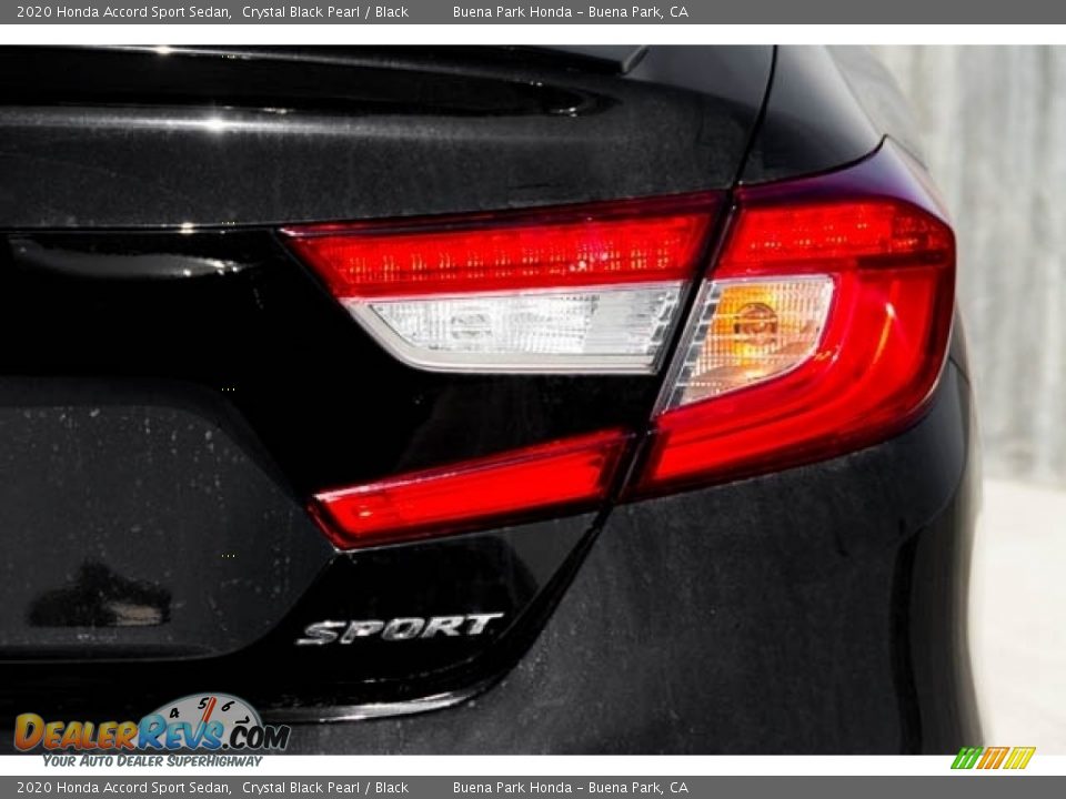 2020 Honda Accord Sport Sedan Crystal Black Pearl / Black Photo #8