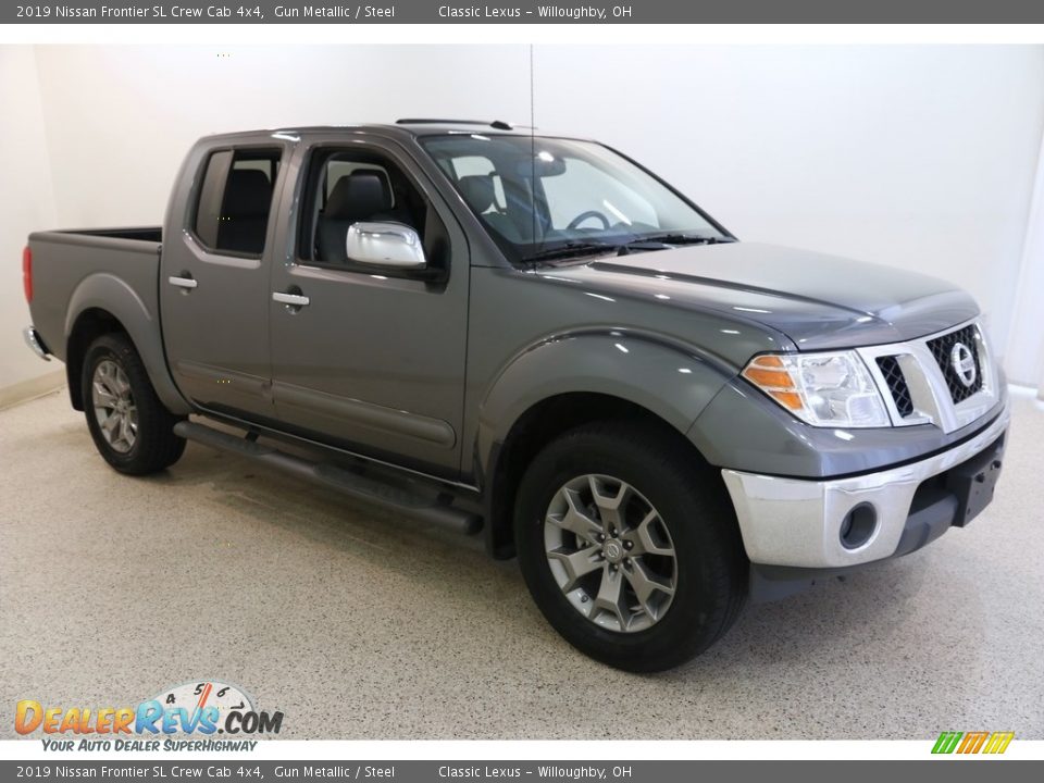 2019 Nissan Frontier SL Crew Cab 4x4 Gun Metallic / Steel Photo #1