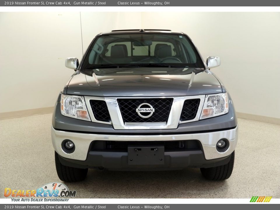 2019 Nissan Frontier SL Crew Cab 4x4 Gun Metallic / Steel Photo #2