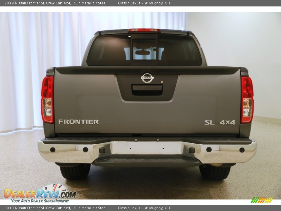 2019 Nissan Frontier SL Crew Cab 4x4 Gun Metallic / Steel Photo #18