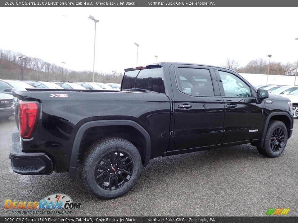 Onyx Black 2020 GMC Sierra 1500 Elevation Crew Cab 4WD Photo #5