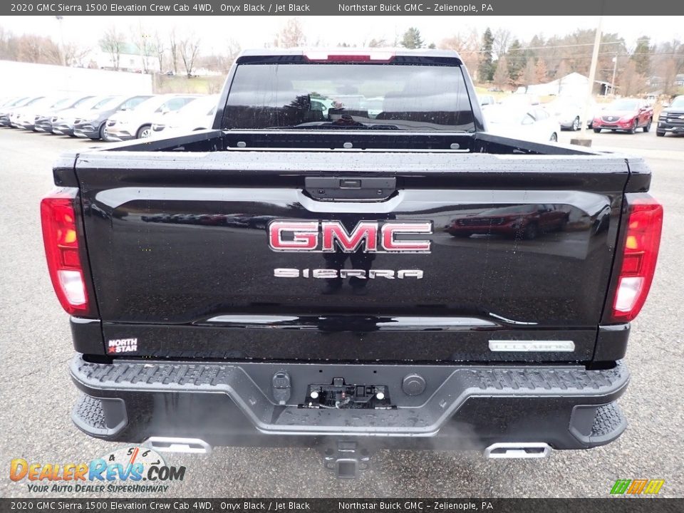 2020 GMC Sierra 1500 Elevation Crew Cab 4WD Onyx Black / Jet Black Photo #6