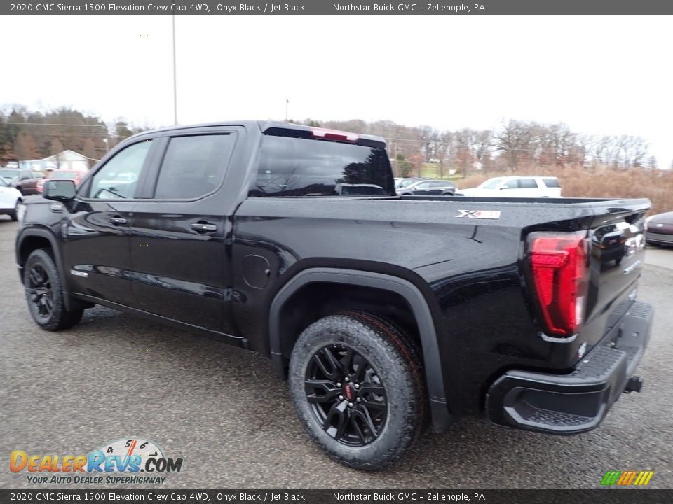 2020 GMC Sierra 1500 Elevation Crew Cab 4WD Onyx Black / Jet Black Photo #7