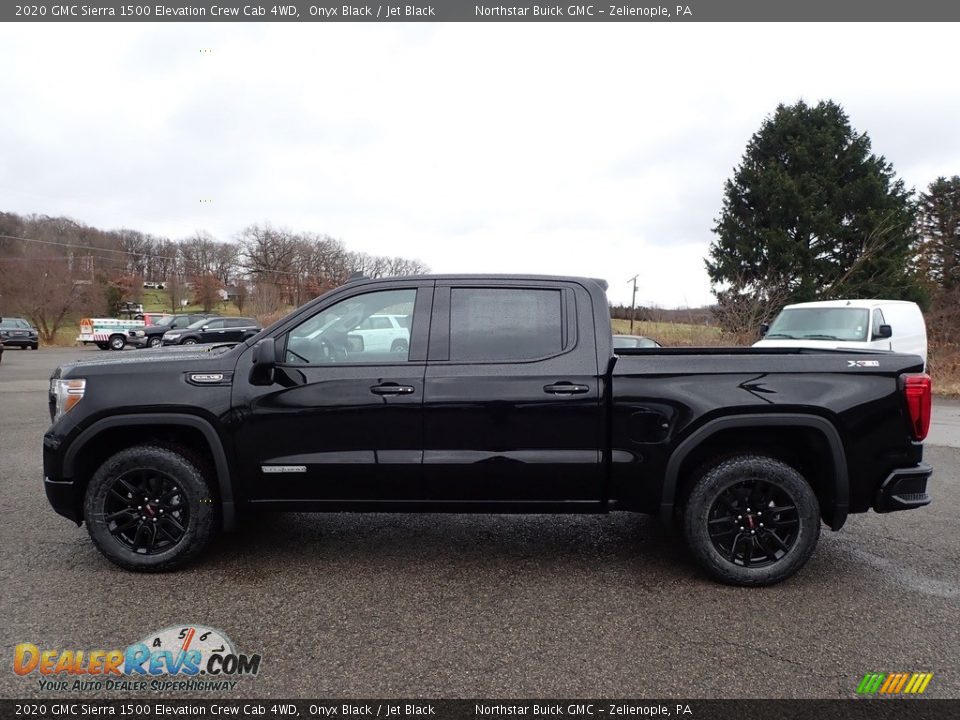 2020 GMC Sierra 1500 Elevation Crew Cab 4WD Onyx Black / Jet Black Photo #8