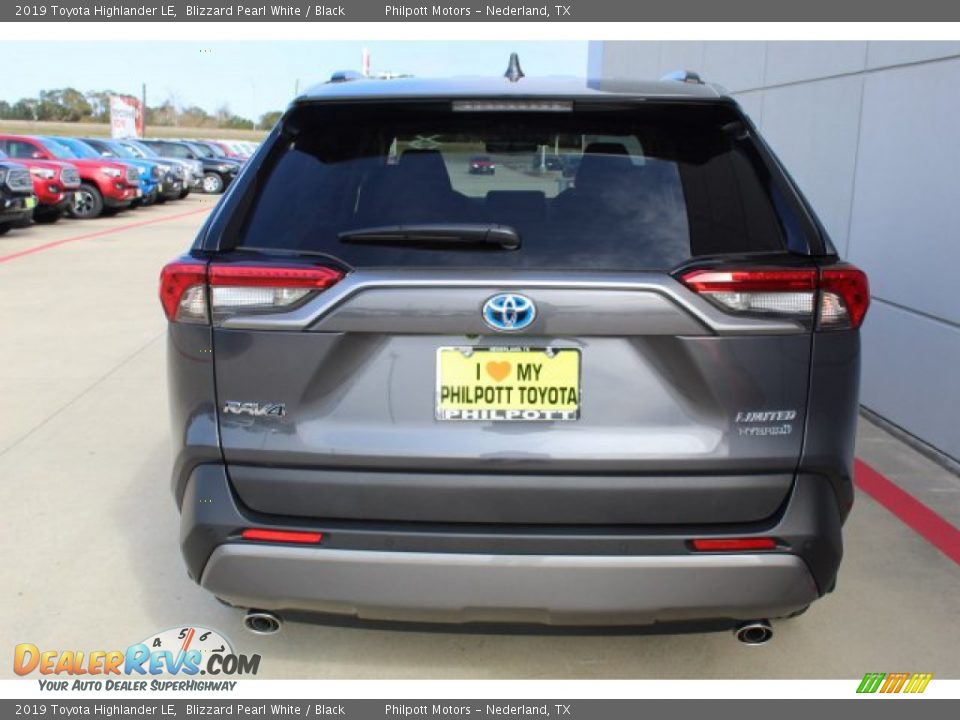 2019 Toyota Highlander LE Blizzard Pearl White / Black Photo #7