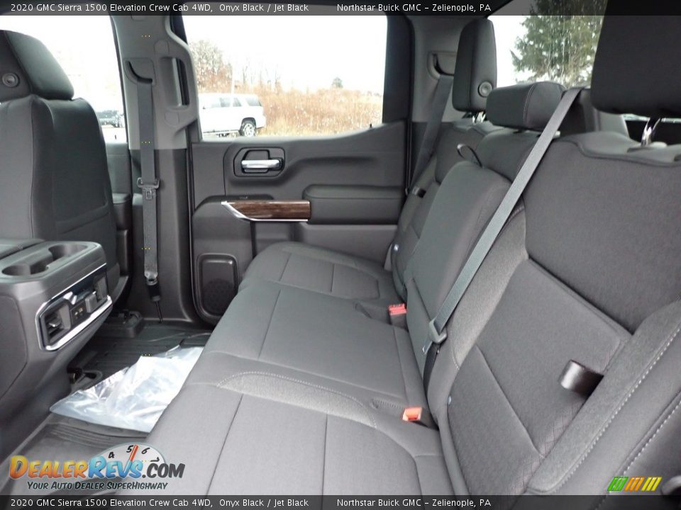 Rear Seat of 2020 GMC Sierra 1500 Elevation Crew Cab 4WD Photo #14
