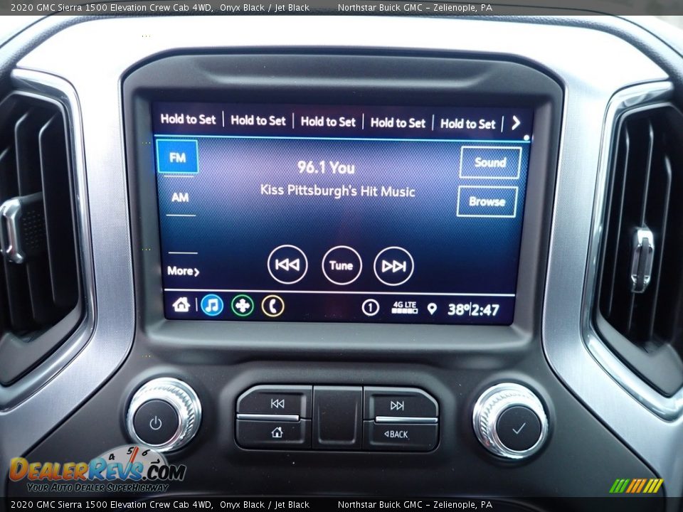 2020 GMC Sierra 1500 Elevation Crew Cab 4WD Onyx Black / Jet Black Photo #19