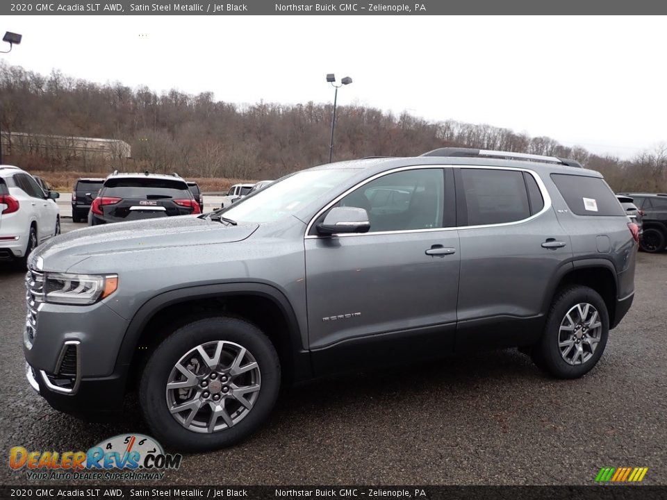 2020 GMC Acadia SLT AWD Satin Steel Metallic / Jet Black Photo #1