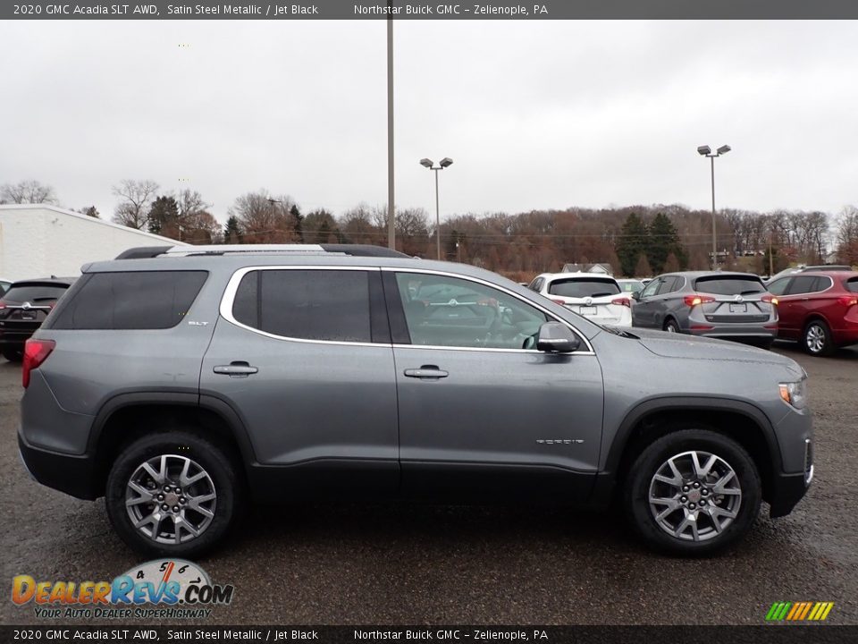 2020 GMC Acadia SLT AWD Satin Steel Metallic / Jet Black Photo #4