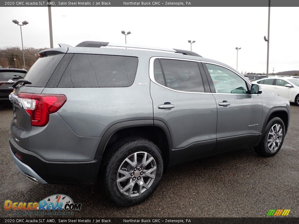 2020 GMC Acadia SLT AWD Satin Steel Metallic / Jet Black Photo #5