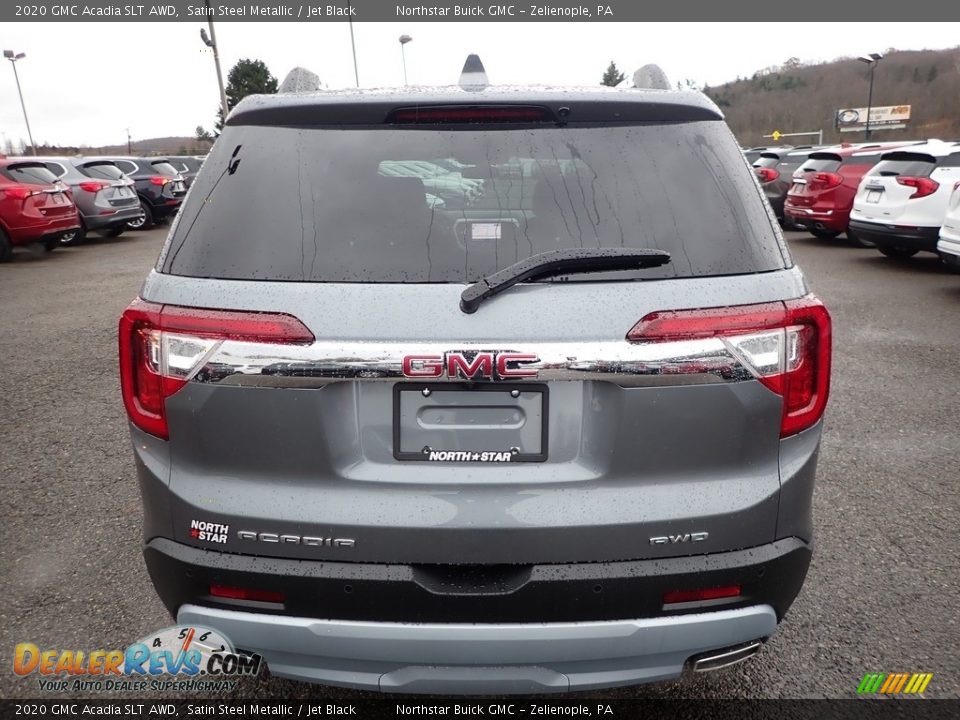 2020 GMC Acadia SLT AWD Satin Steel Metallic / Jet Black Photo #6