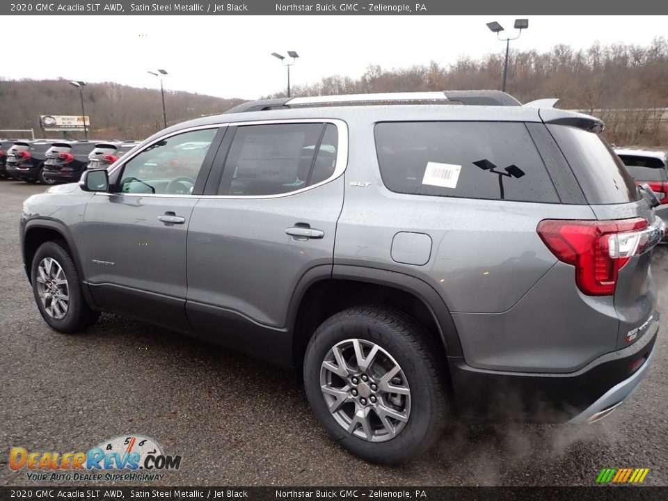 2020 GMC Acadia SLT AWD Satin Steel Metallic / Jet Black Photo #8