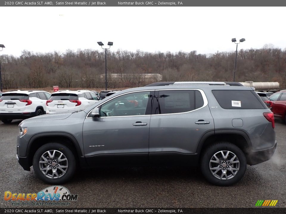 2020 GMC Acadia SLT AWD Satin Steel Metallic / Jet Black Photo #9