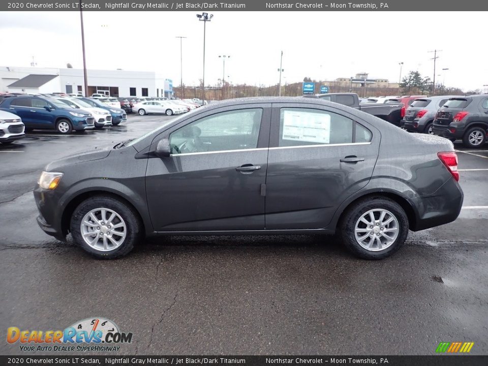 Nightfall Gray Metallic 2020 Chevrolet Sonic LT Sedan Photo #2