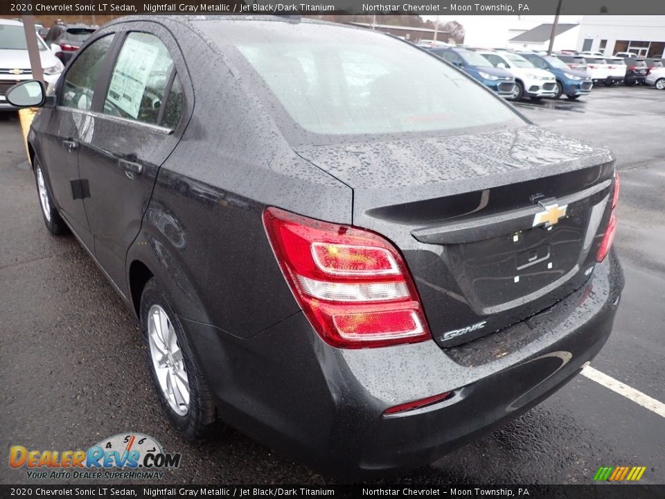 2020 Chevrolet Sonic LT Sedan Nightfall Gray Metallic / Jet Black/Dark Titanium Photo #3