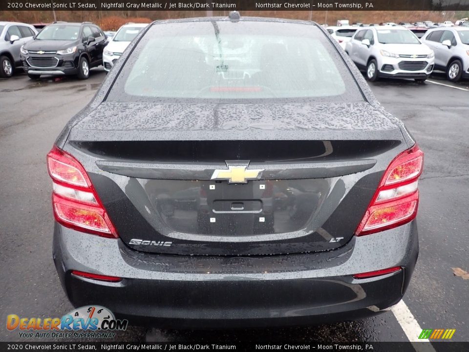 2020 Chevrolet Sonic LT Sedan Nightfall Gray Metallic / Jet Black/Dark Titanium Photo #4