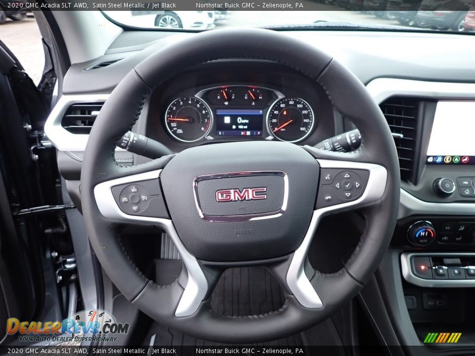 2020 GMC Acadia SLT AWD Satin Steel Metallic / Jet Black Photo #16