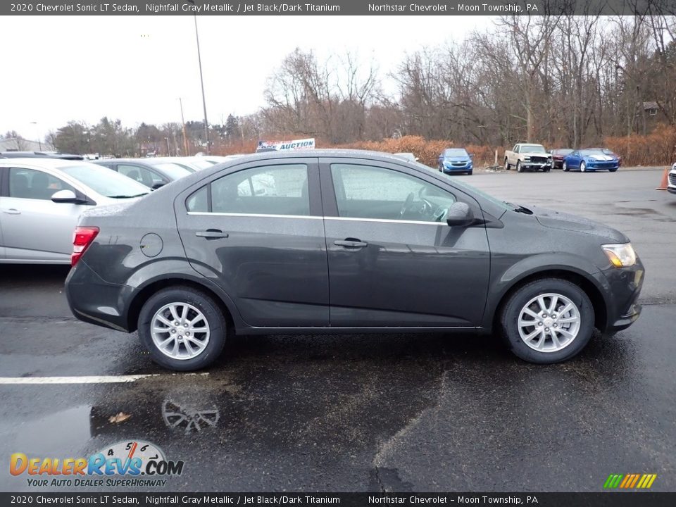 2020 Chevrolet Sonic LT Sedan Nightfall Gray Metallic / Jet Black/Dark Titanium Photo #6