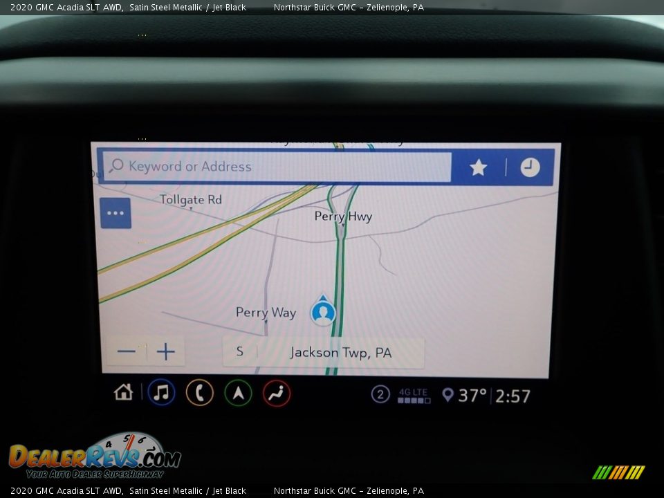 2020 GMC Acadia SLT AWD Satin Steel Metallic / Jet Black Photo #19