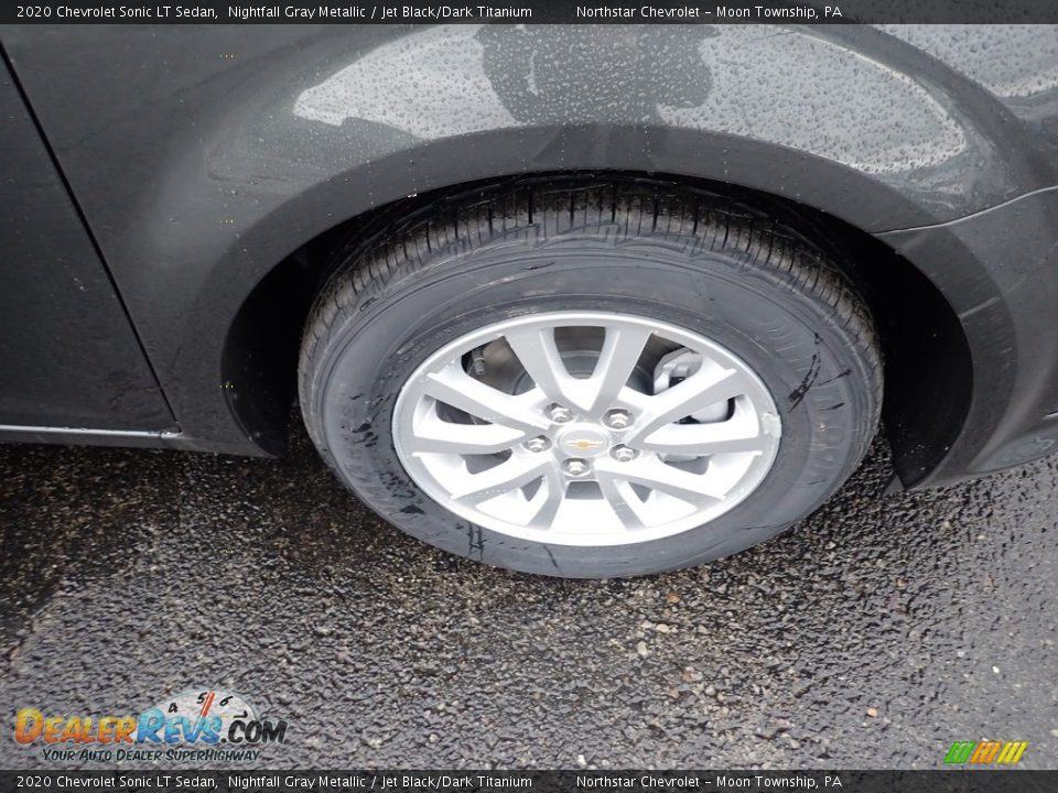 2020 Chevrolet Sonic LT Sedan Nightfall Gray Metallic / Jet Black/Dark Titanium Photo #8