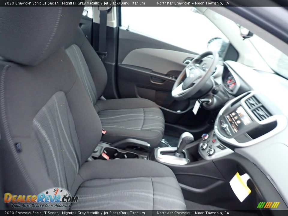 2020 Chevrolet Sonic LT Sedan Nightfall Gray Metallic / Jet Black/Dark Titanium Photo #9