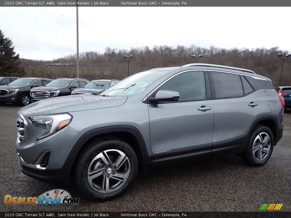Satin Steel Metallic 2020 GMC Terrain SLT AWD Photo #1