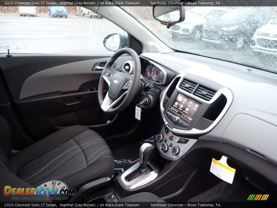 2020 Chevrolet Sonic LT Sedan Nightfall Gray Metallic / Jet Black/Dark Titanium Photo #10