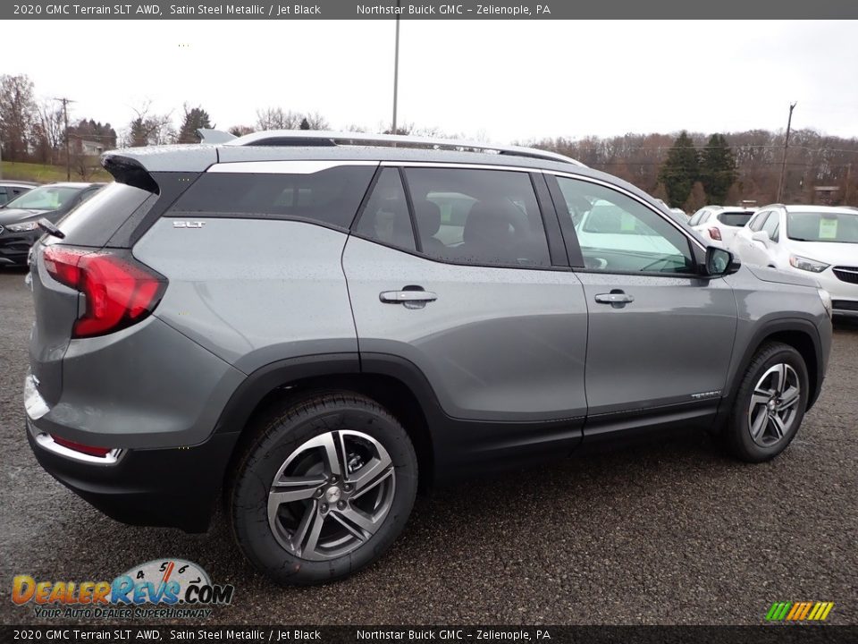 2020 GMC Terrain SLT AWD Satin Steel Metallic / Jet Black Photo #5