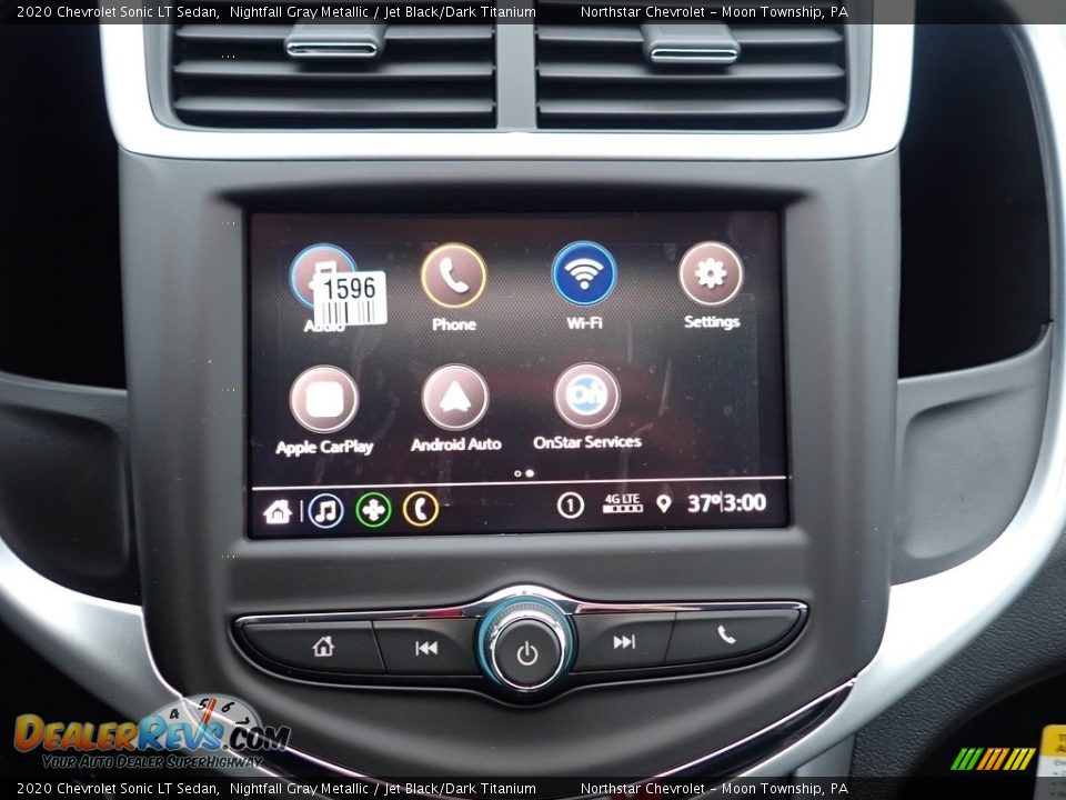 2020 Chevrolet Sonic LT Sedan Nightfall Gray Metallic / Jet Black/Dark Titanium Photo #16