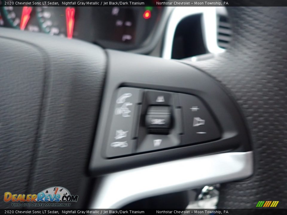 2020 Chevrolet Sonic LT Sedan Nightfall Gray Metallic / Jet Black/Dark Titanium Photo #18