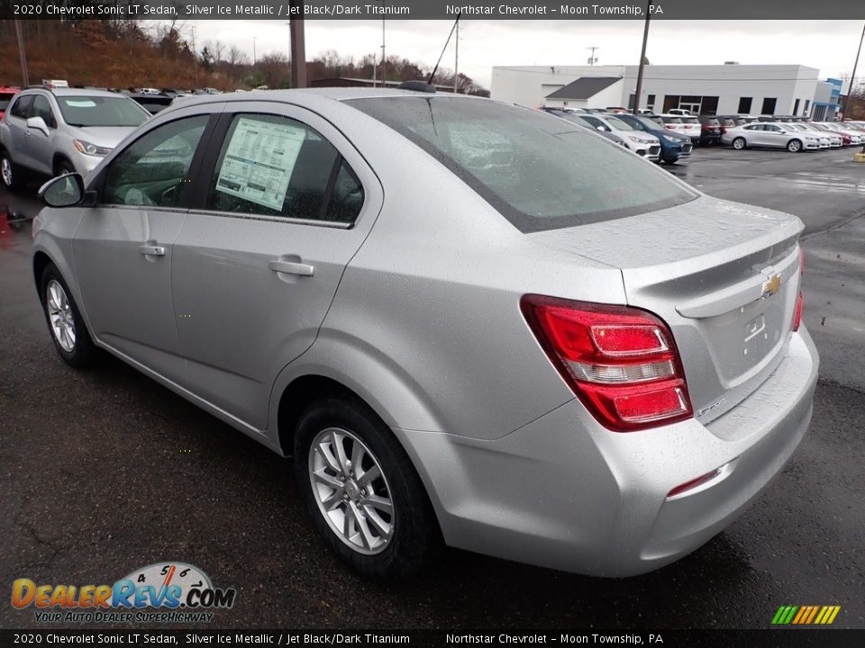 2020 Chevrolet Sonic LT Sedan Silver Ice Metallic / Jet Black/Dark Titanium Photo #3