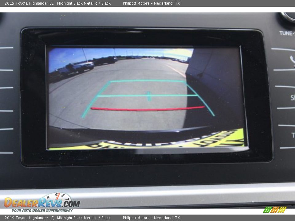 2019 Toyota Highlander LE Midnight Black Metallic / Black Photo #19