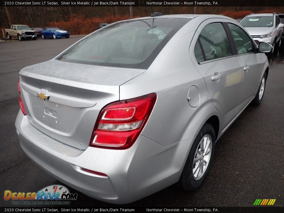 2020 Chevrolet Sonic LT Sedan Silver Ice Metallic / Jet Black/Dark Titanium Photo #5