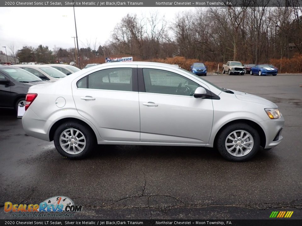 Silver Ice Metallic 2020 Chevrolet Sonic LT Sedan Photo #6
