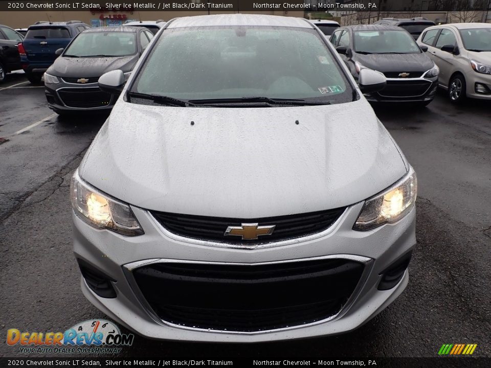2020 Chevrolet Sonic LT Sedan Silver Ice Metallic / Jet Black/Dark Titanium Photo #8