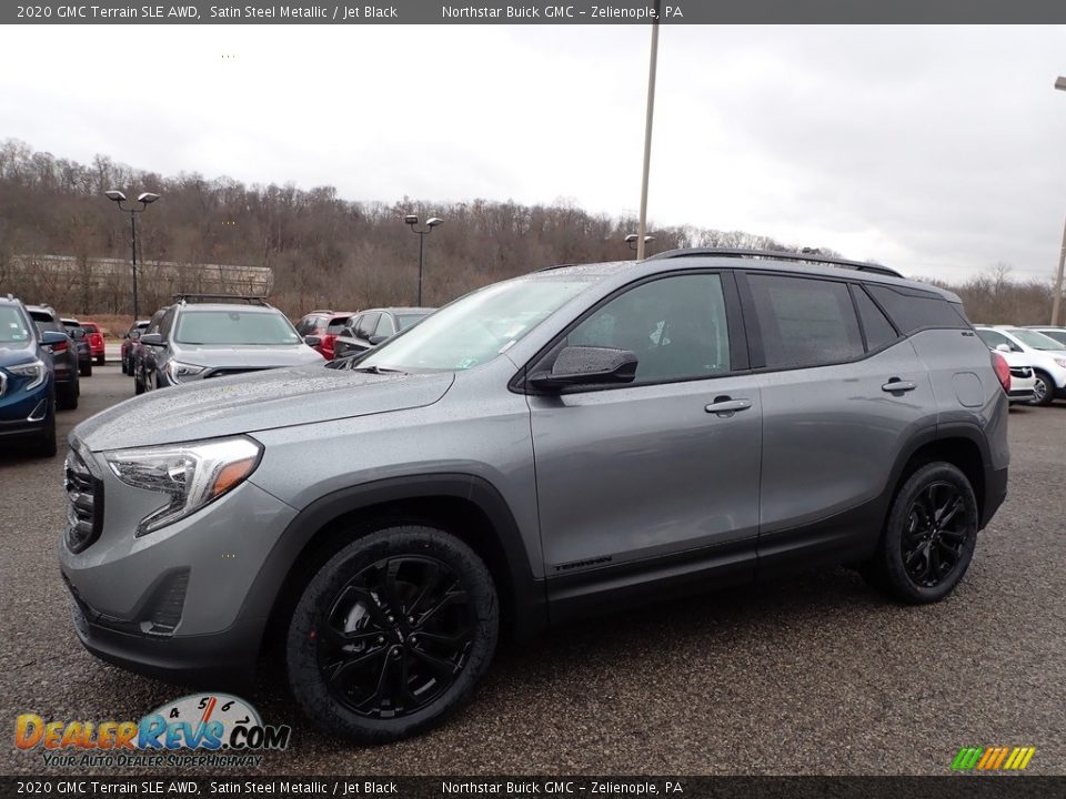 2020 GMC Terrain SLE AWD Satin Steel Metallic / Jet Black Photo #1