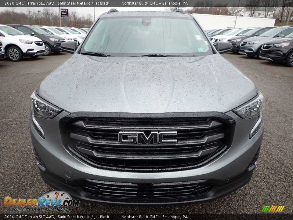 2020 GMC Terrain SLE AWD Satin Steel Metallic / Jet Black Photo #2