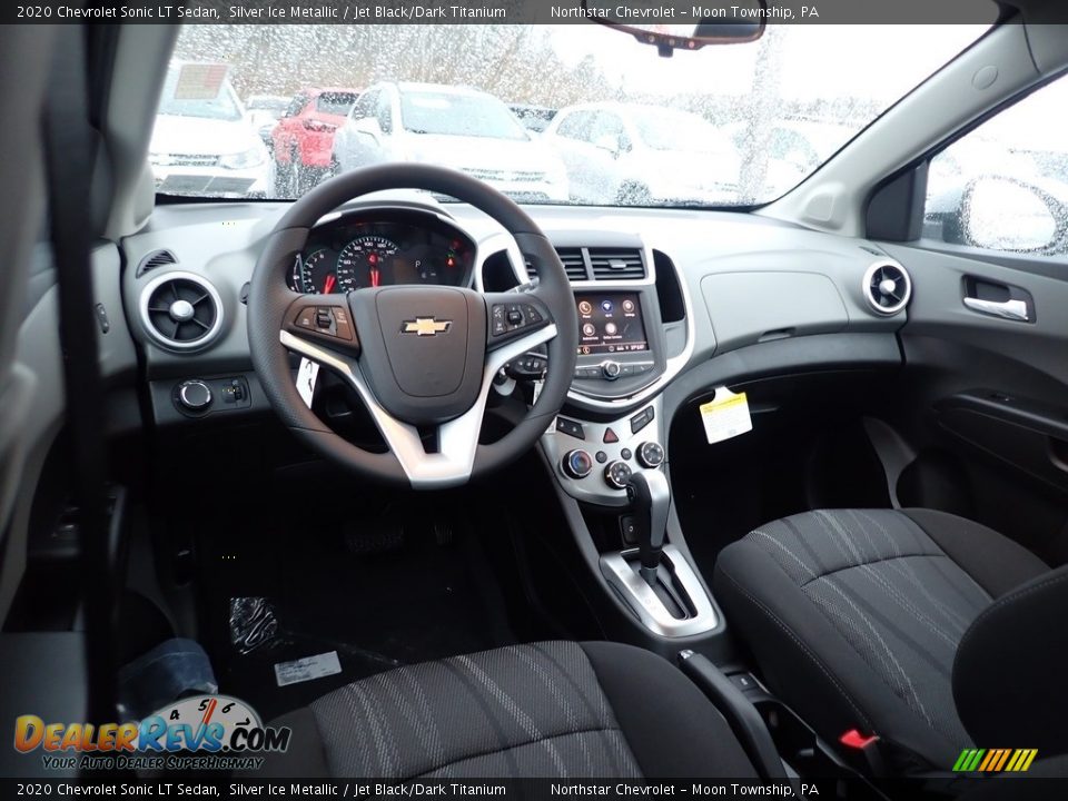 Jet Black/Dark Titanium Interior - 2020 Chevrolet Sonic LT Sedan Photo #12